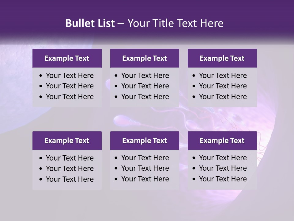 An Image Of A Cell Phone With A Purple Background PowerPoint Template