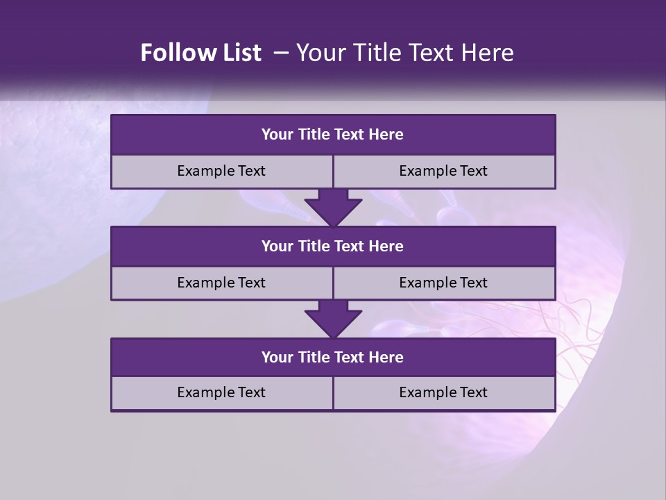An Image Of A Cell Phone With A Purple Background PowerPoint Template