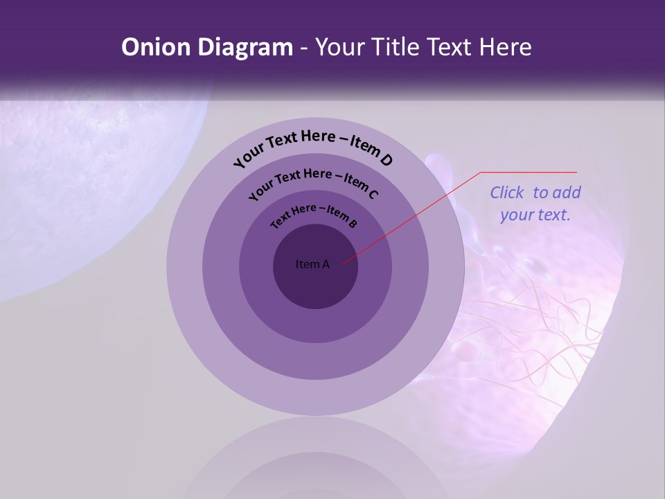 An Image Of A Cell Phone With A Purple Background PowerPoint Template