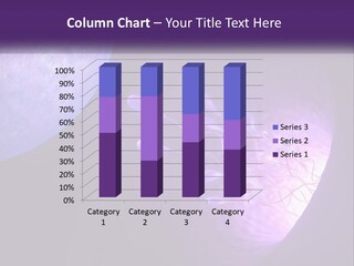 An Image Of A Cell Phone With A Purple Background PowerPoint Template