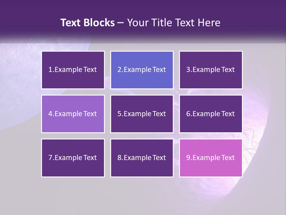 An Image Of A Cell Phone With A Purple Background PowerPoint Template