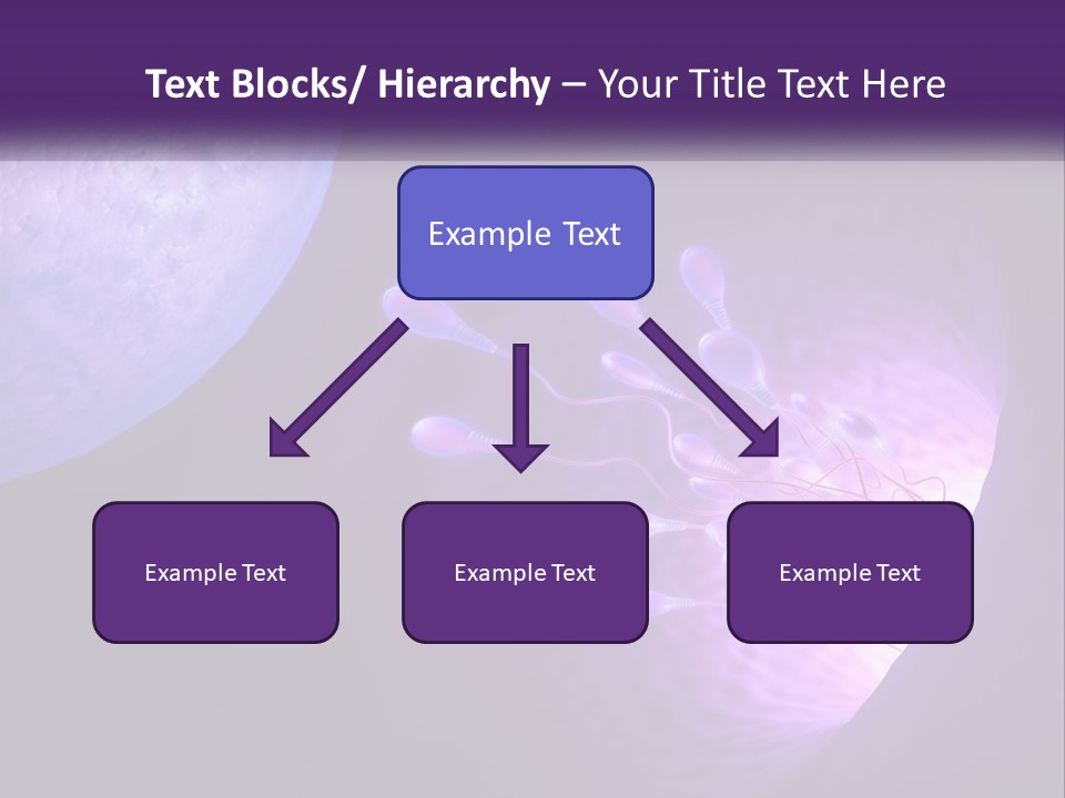 An Image Of A Cell Phone With A Purple Background PowerPoint Template