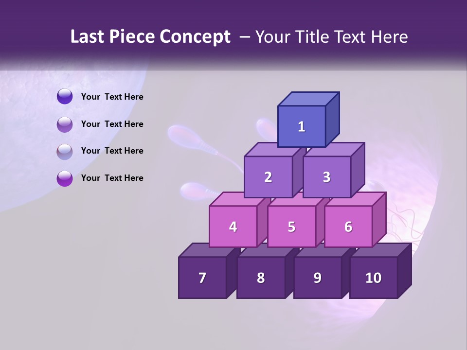 An Image Of A Cell Phone With A Purple Background PowerPoint Template