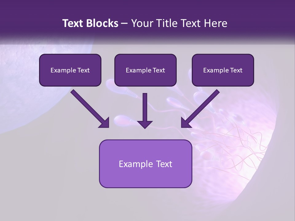 An Image Of A Cell Phone With A Purple Background PowerPoint Template