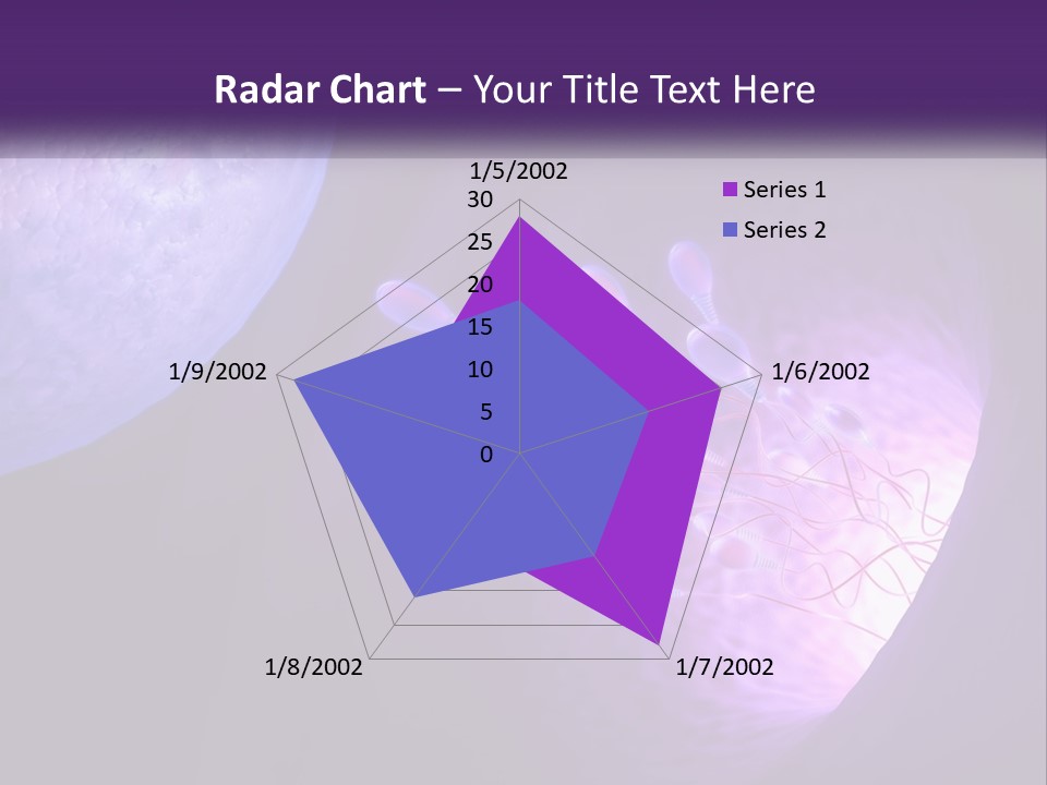 An Image Of A Cell Phone With A Purple Background PowerPoint Template