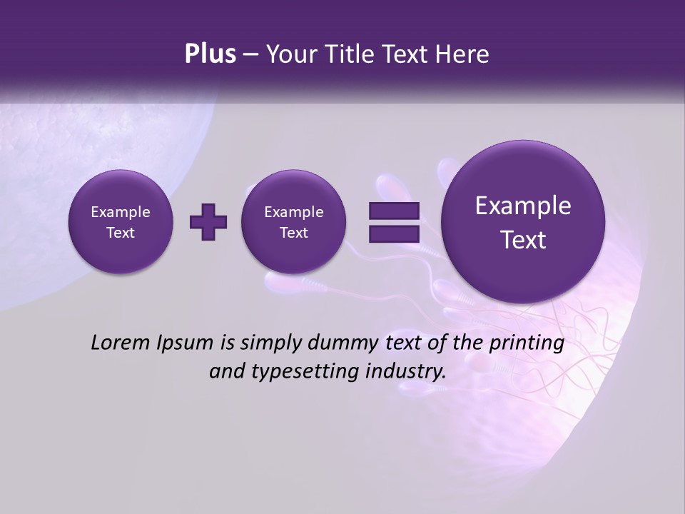 An Image Of A Cell Phone With A Purple Background PowerPoint Template
