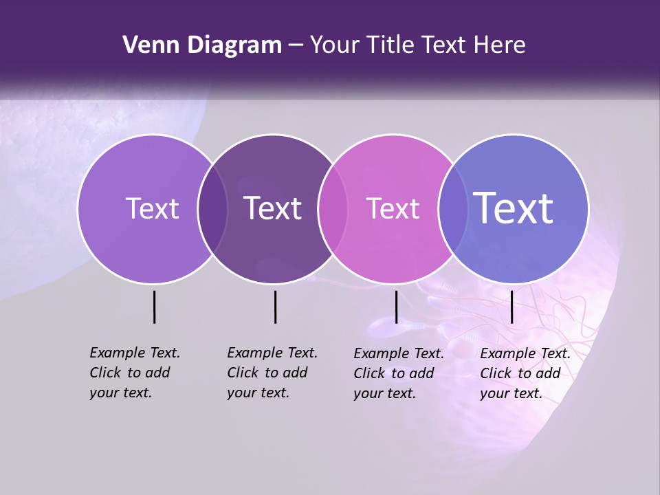 An Image Of A Cell Phone With A Purple Background PowerPoint Template