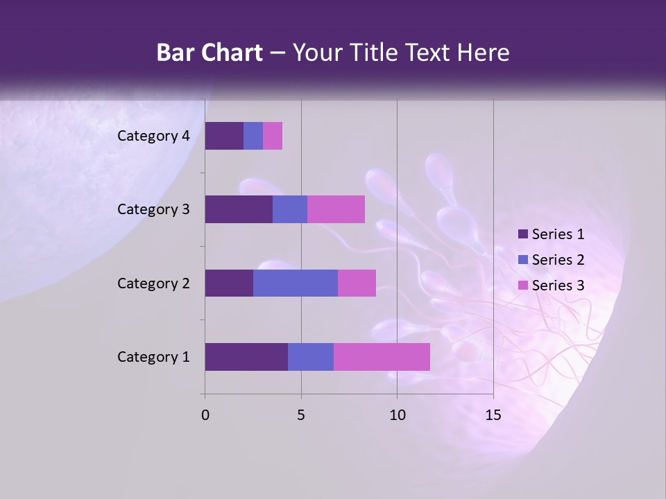 An Image Of A Cell Phone With A Purple Background PowerPoint Template