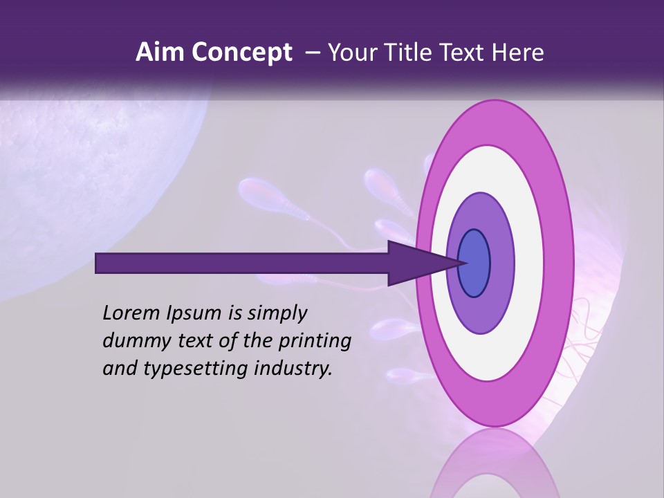 An Image Of A Cell Phone With A Purple Background PowerPoint Template