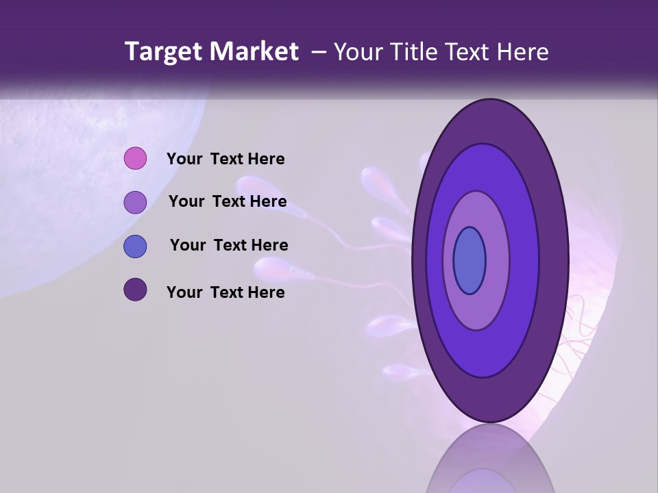 An Image Of A Cell Phone With A Purple Background PowerPoint Template