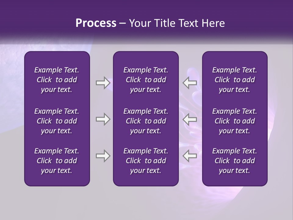 An Image Of A Cell Phone With A Purple Background PowerPoint Template