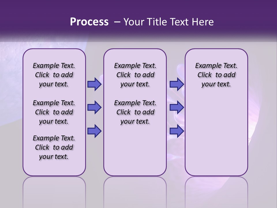 An Image Of A Cell Phone With A Purple Background PowerPoint Template