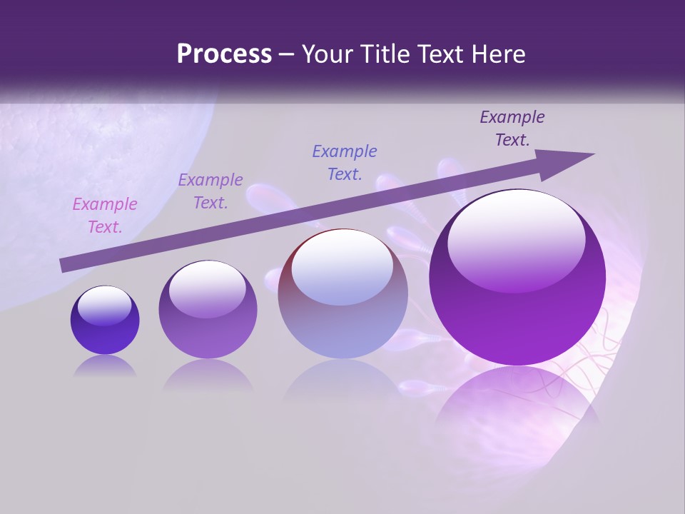 An Image Of A Cell Phone With A Purple Background PowerPoint Template