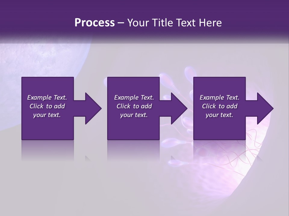 An Image Of A Cell Phone With A Purple Background PowerPoint Template