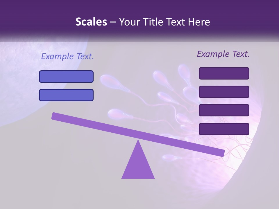 An Image Of A Cell Phone With A Purple Background PowerPoint Template