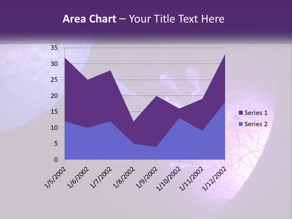 An Image Of A Cell Phone With A Purple Background PowerPoint Template