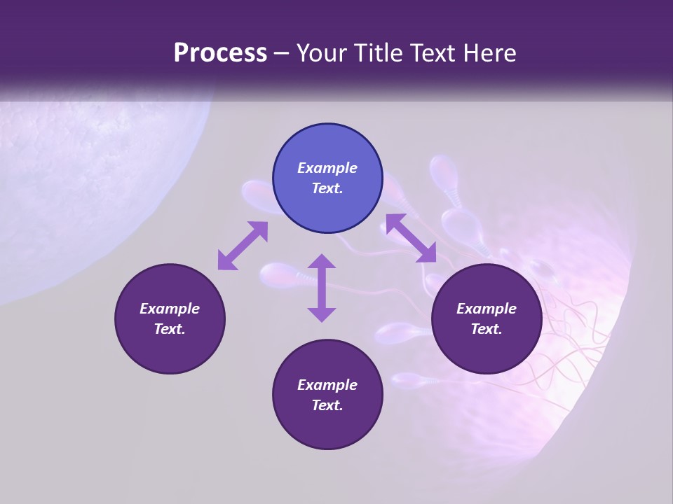 An Image Of A Cell Phone With A Purple Background PowerPoint Template