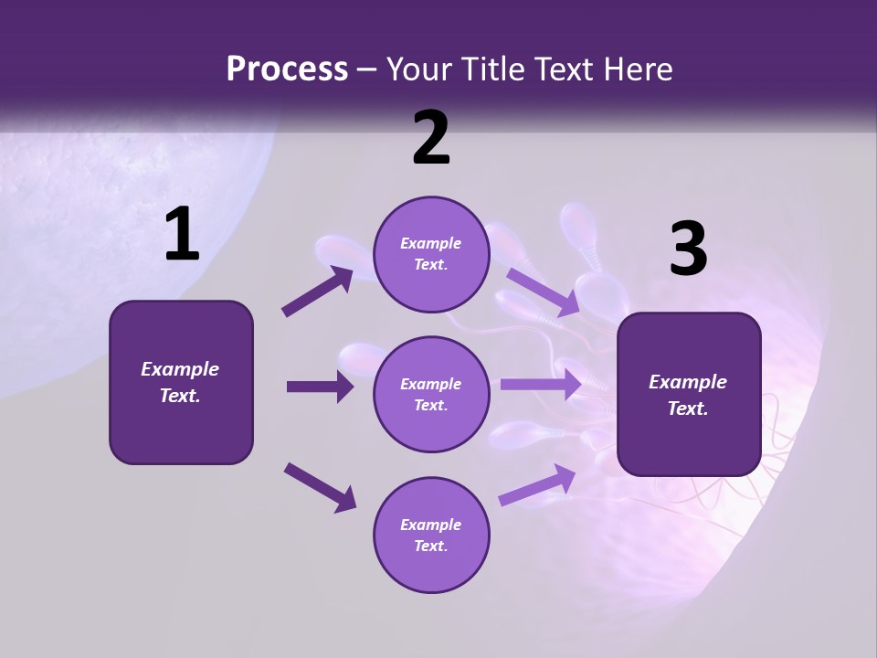 An Image Of A Cell Phone With A Purple Background PowerPoint Template