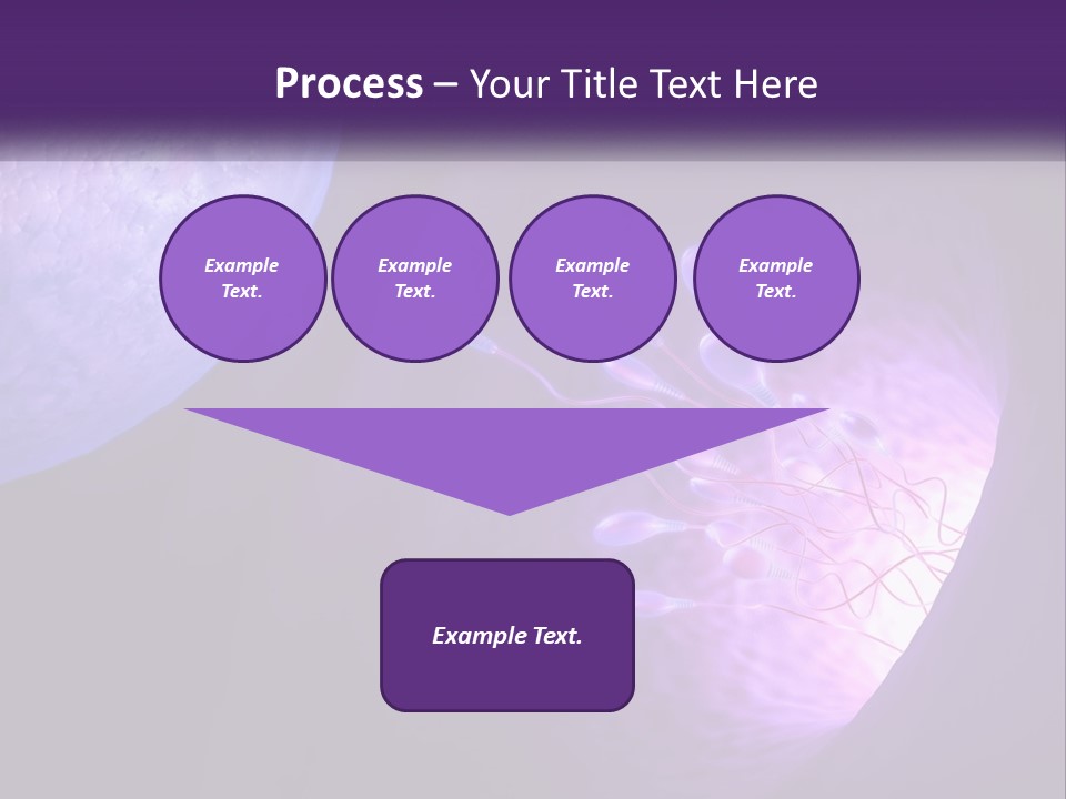 An Image Of A Cell Phone With A Purple Background PowerPoint Template
