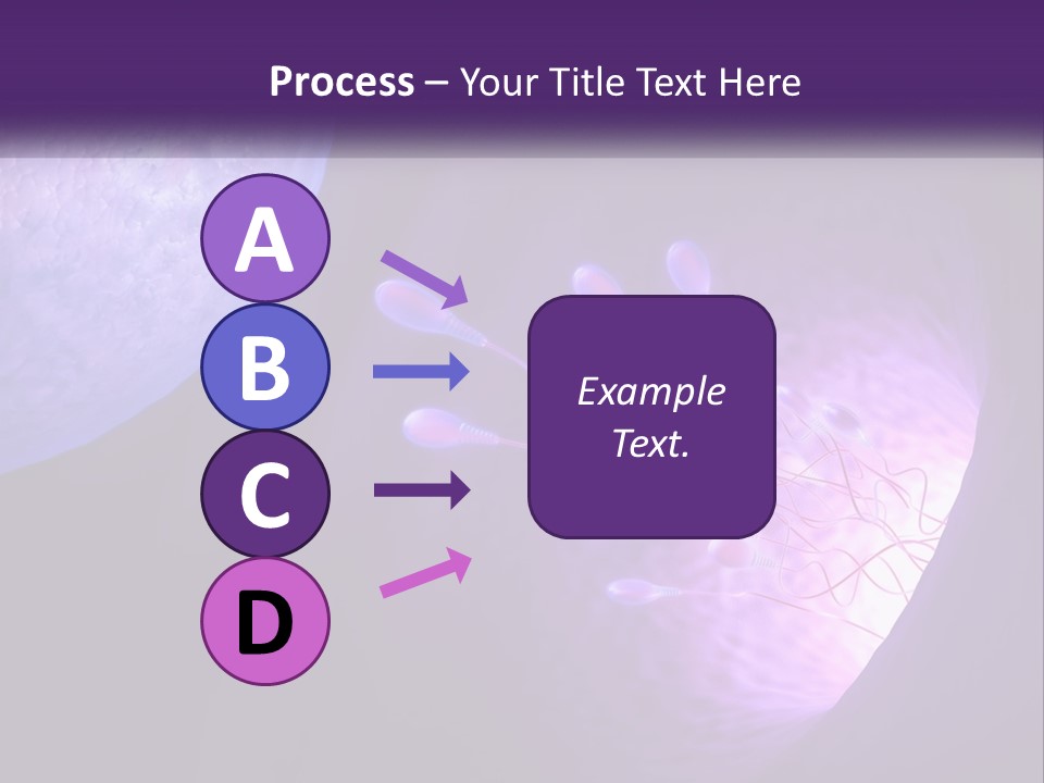 An Image Of A Cell Phone With A Purple Background PowerPoint Template