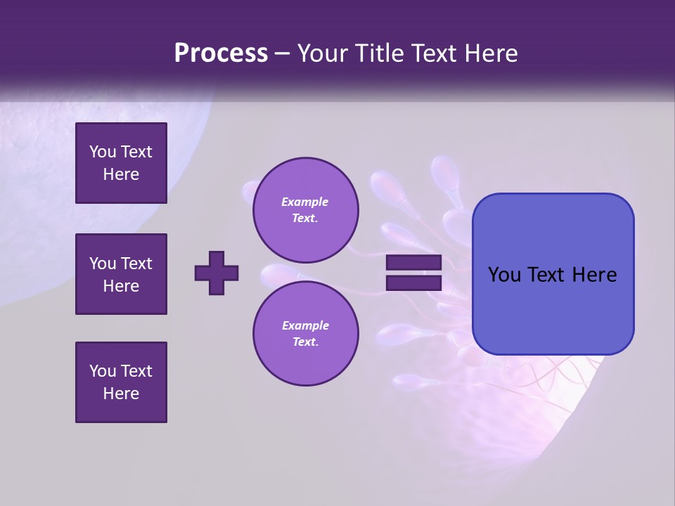 An Image Of A Cell Phone With A Purple Background PowerPoint Template