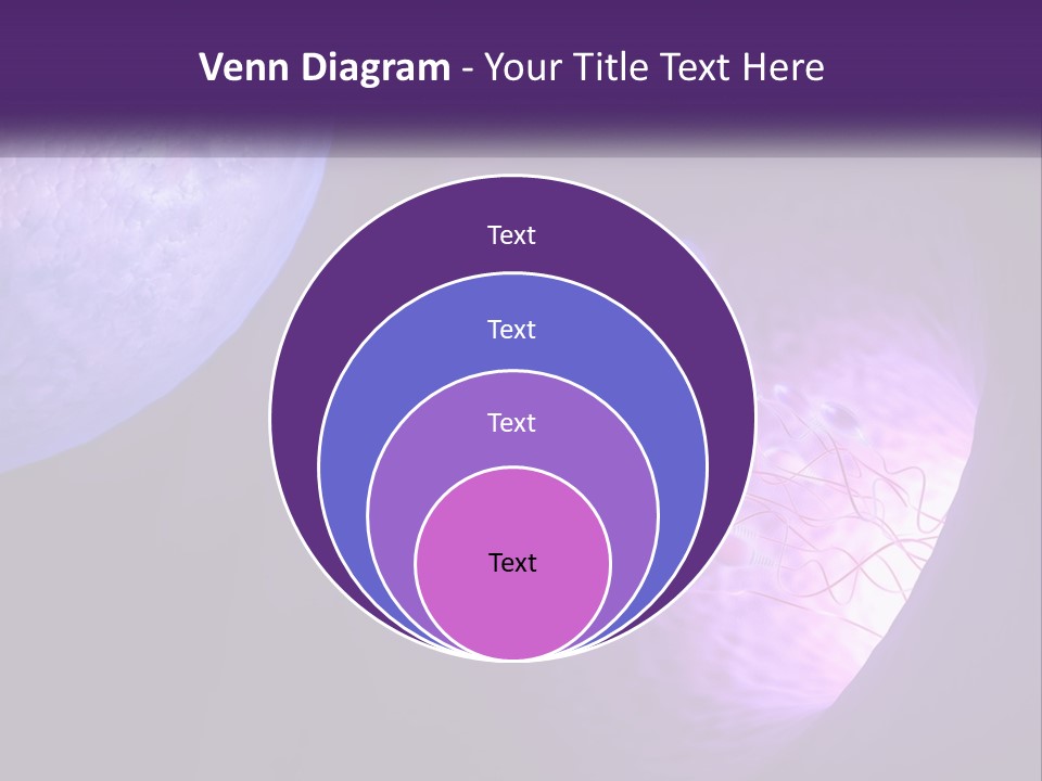An Image Of A Cell Phone With A Purple Background PowerPoint Template