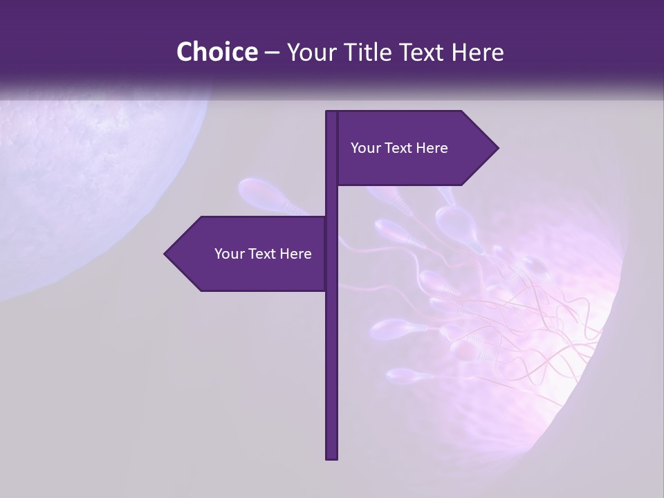 An Image Of A Cell Phone With A Purple Background PowerPoint Template