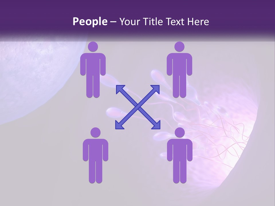 An Image Of A Cell Phone With A Purple Background PowerPoint Template