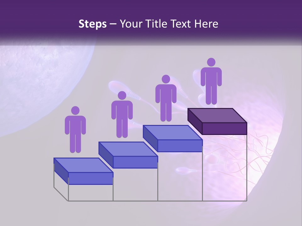 An Image Of A Cell Phone With A Purple Background PowerPoint Template