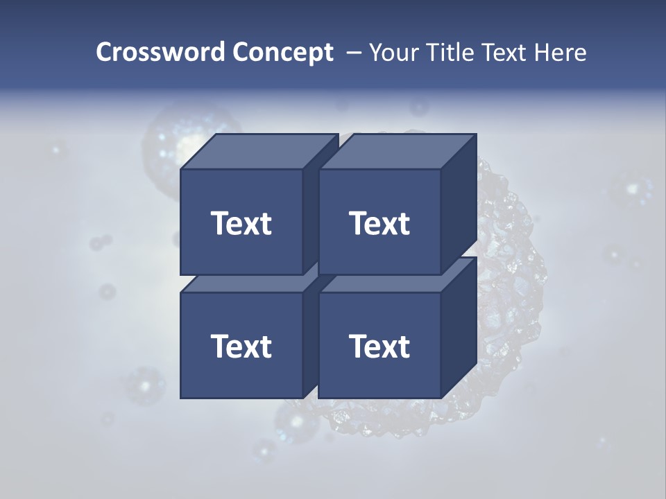 An Image Of A Cell Phone With Bubbles On It PowerPoint Template