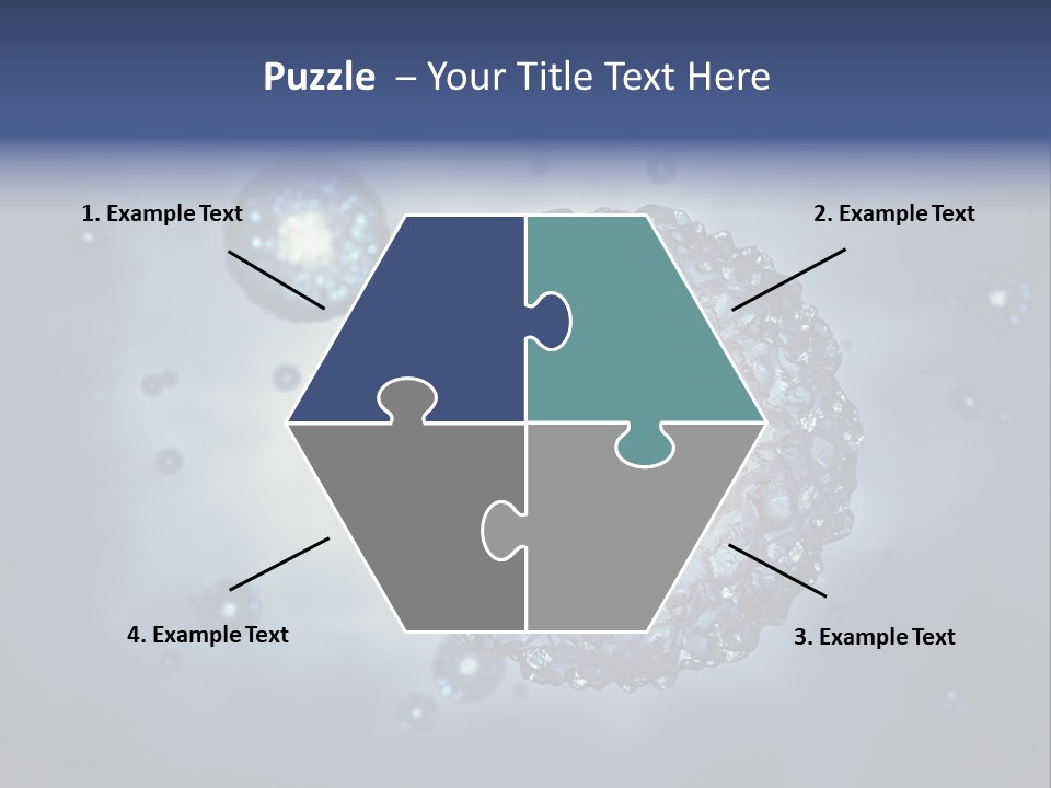 An Image Of A Cell Phone With Bubbles On It PowerPoint Template