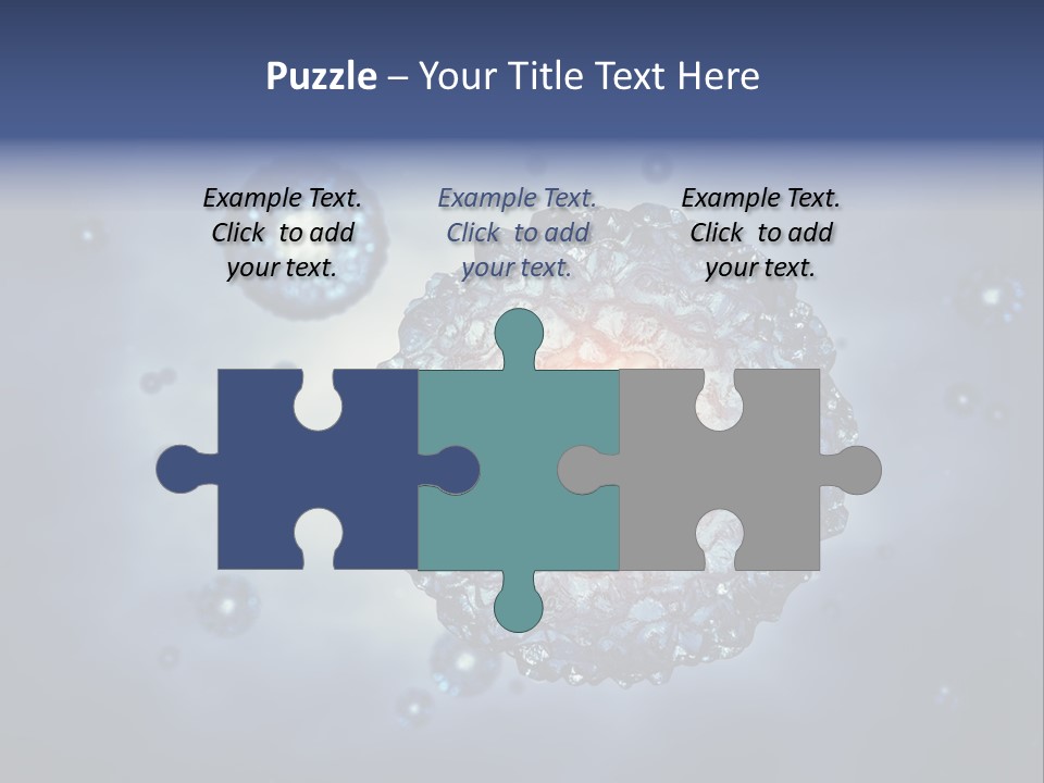 An Image Of A Cell Phone With Bubbles On It PowerPoint Template