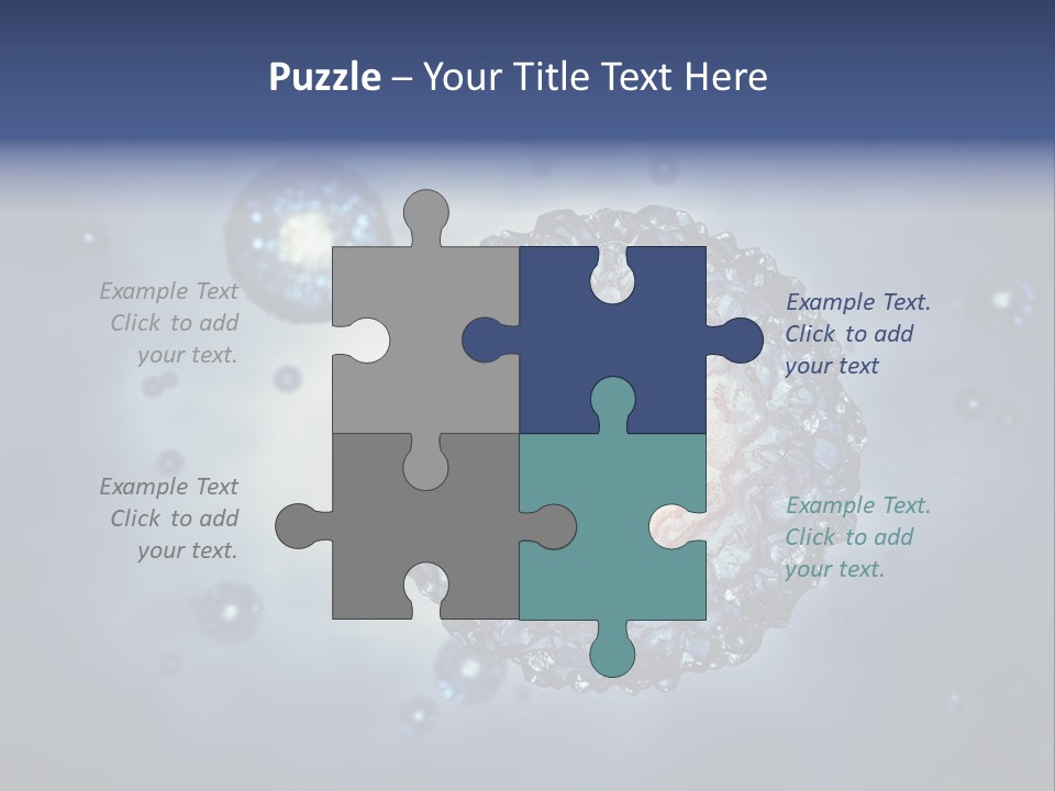 An Image Of A Cell Phone With Bubbles On It PowerPoint Template