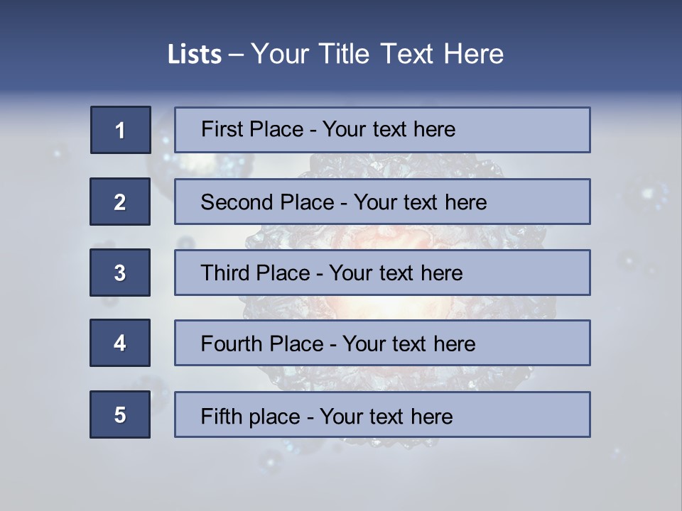 An Image Of A Cell Phone With Bubbles On It PowerPoint Template