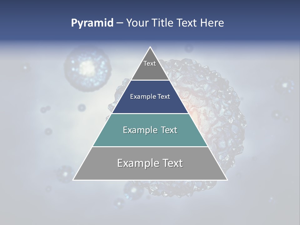 An Image Of A Cell Phone With Bubbles On It PowerPoint Template