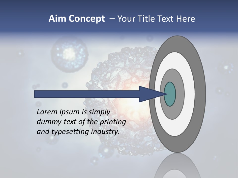 An Image Of A Cell Phone With Bubbles On It PowerPoint Template