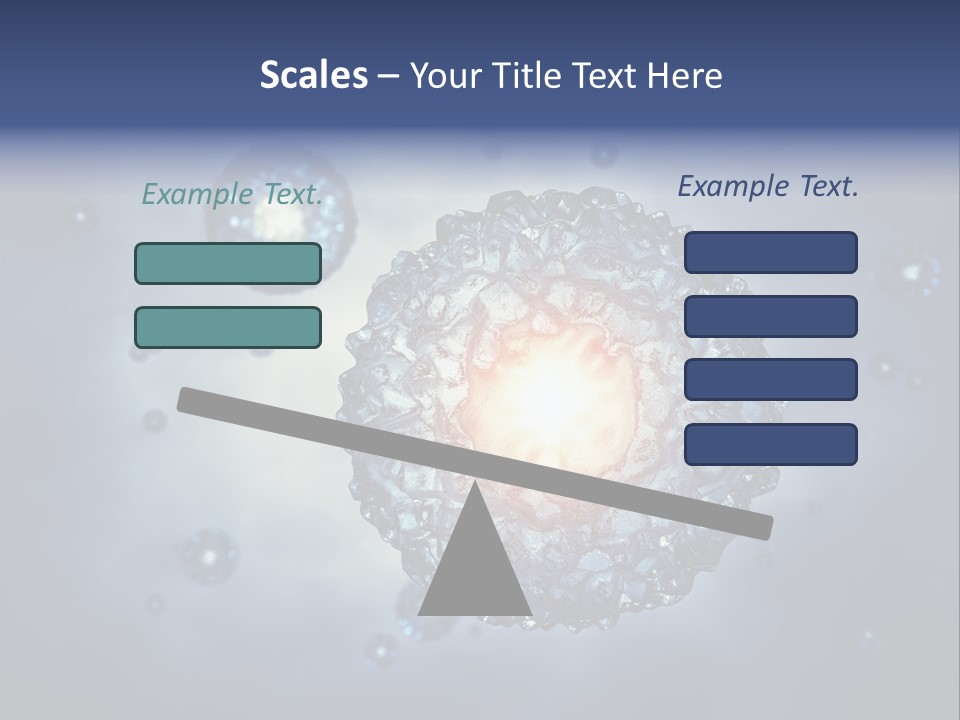 An Image Of A Cell Phone With Bubbles On It PowerPoint Template