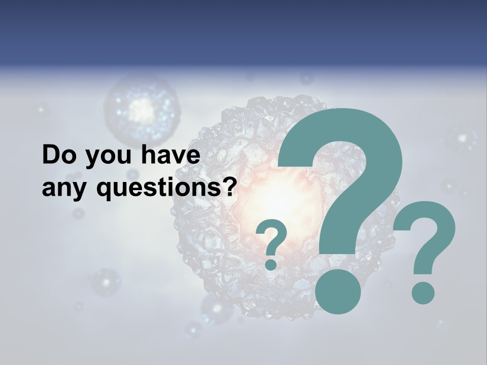 An Image Of A Cell Phone With Bubbles On It PowerPoint Template