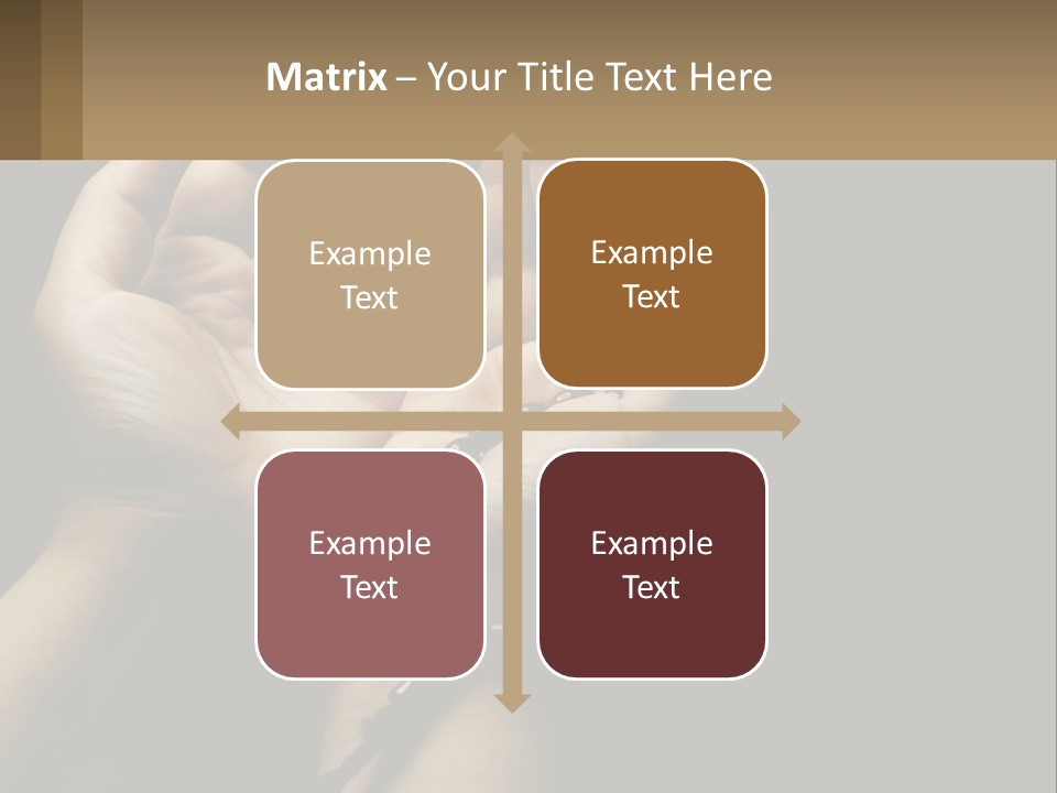 A Person Holding Their Hands Together With A Rosary PowerPoint Template