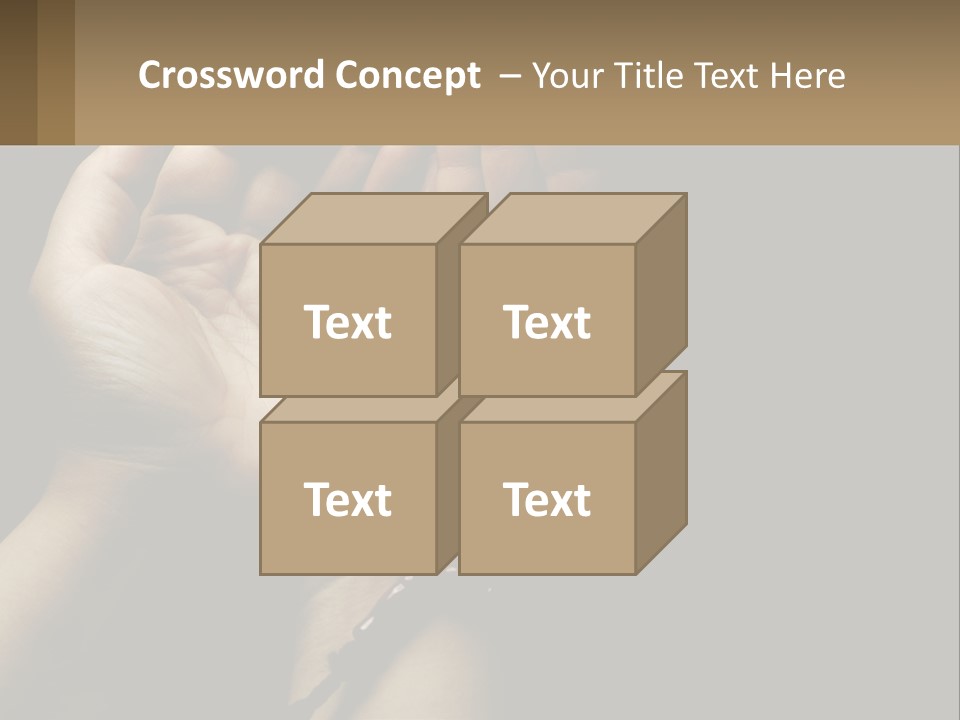 A Person Holding Their Hands Together With A Rosary PowerPoint Template