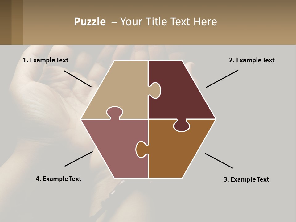 A Person Holding Their Hands Together With A Rosary PowerPoint Template