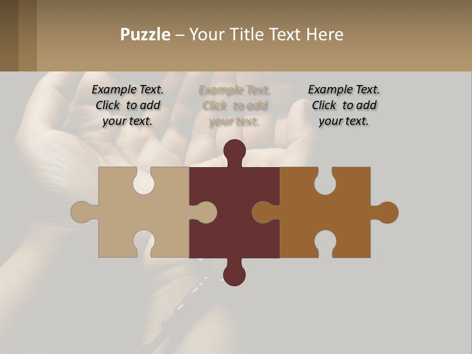 A Person Holding Their Hands Together With A Rosary PowerPoint Template