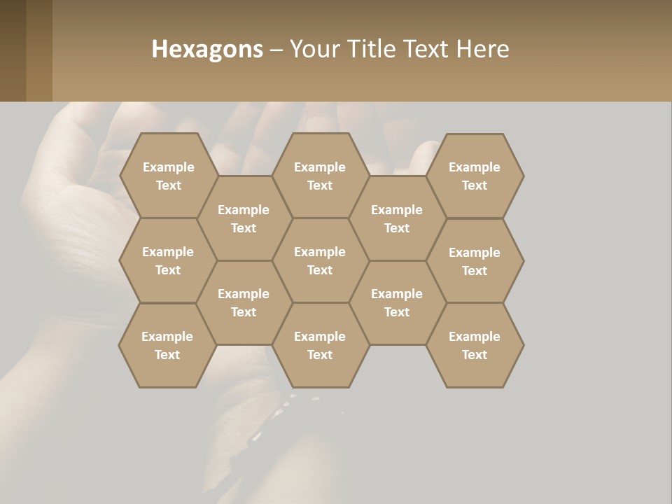 A Person Holding Their Hands Together With A Rosary PowerPoint Template