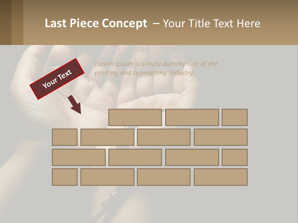 A Person Holding Their Hands Together With A Rosary PowerPoint Template