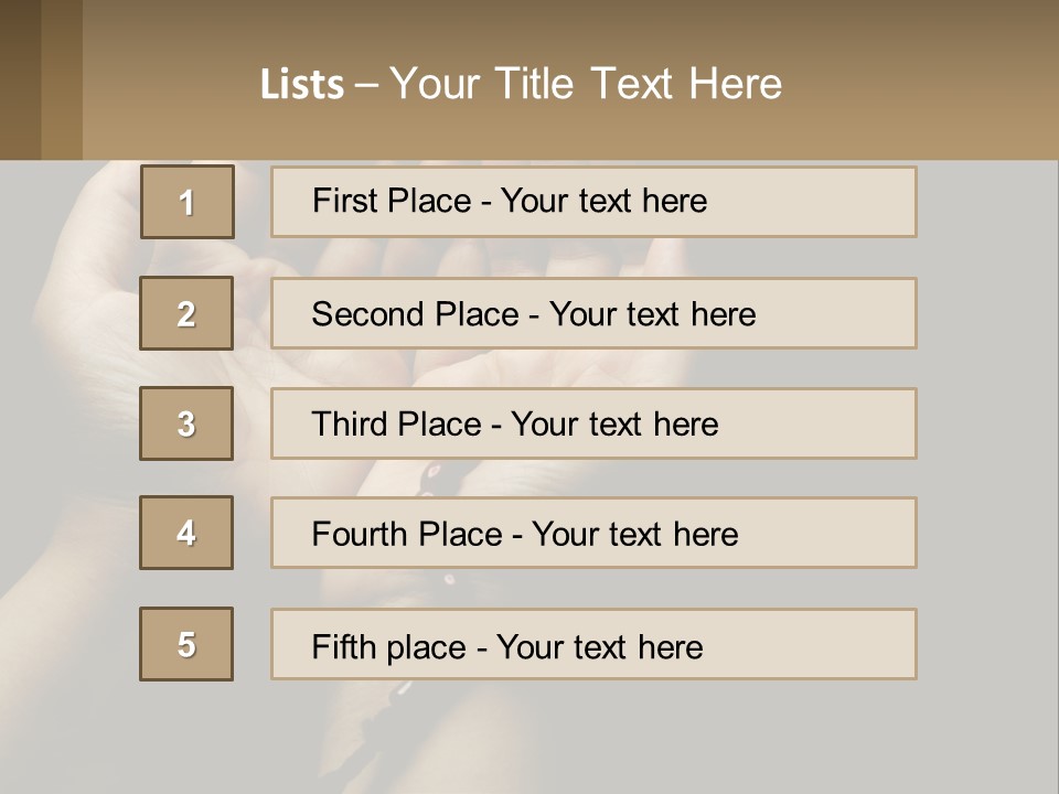 A Person Holding Their Hands Together With A Rosary PowerPoint Template