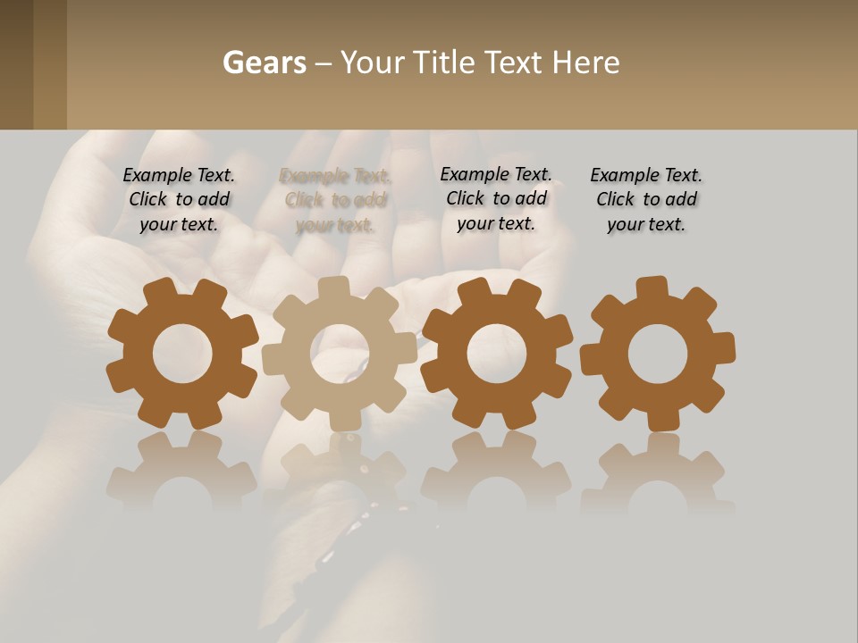 A Person Holding Their Hands Together With A Rosary PowerPoint Template