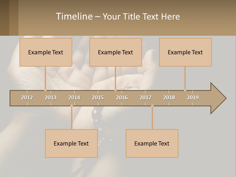 A Person Holding Their Hands Together With A Rosary PowerPoint Template