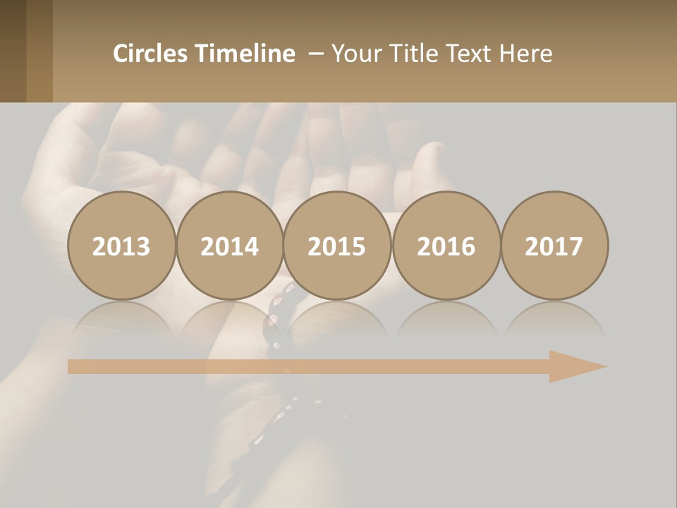 A Person Holding Their Hands Together With A Rosary PowerPoint Template