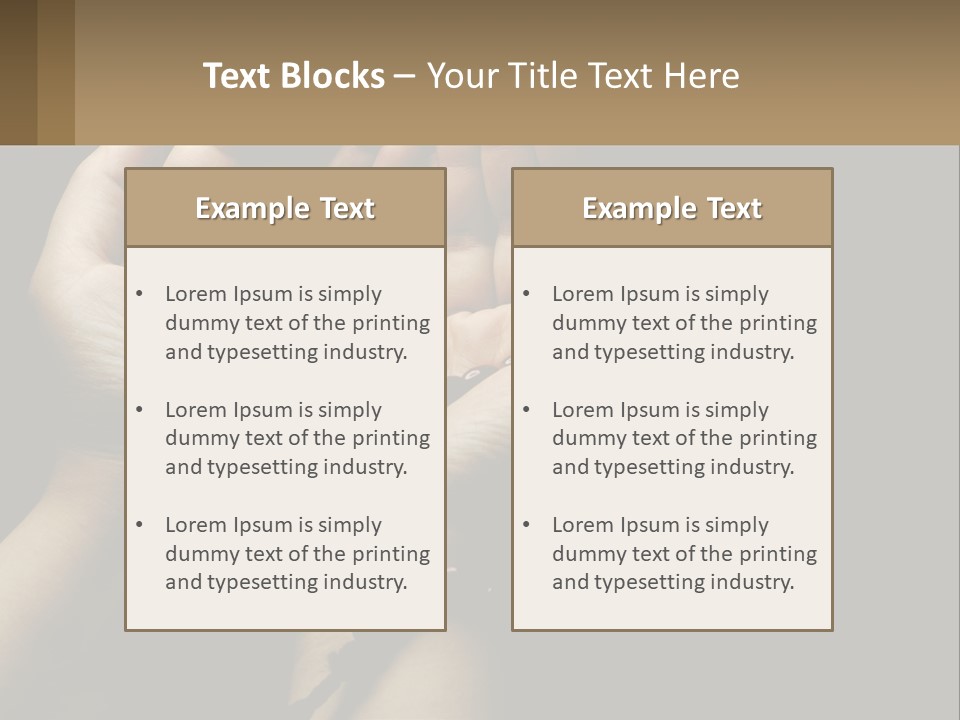 A Person Holding Their Hands Together With A Rosary PowerPoint Template