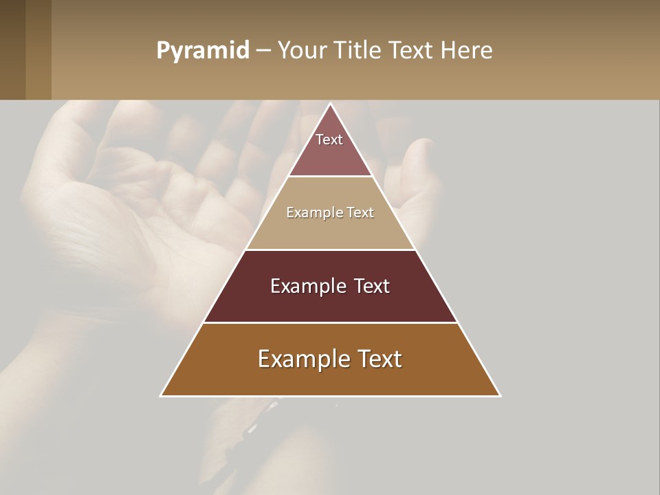 A Person Holding Their Hands Together With A Rosary PowerPoint Template